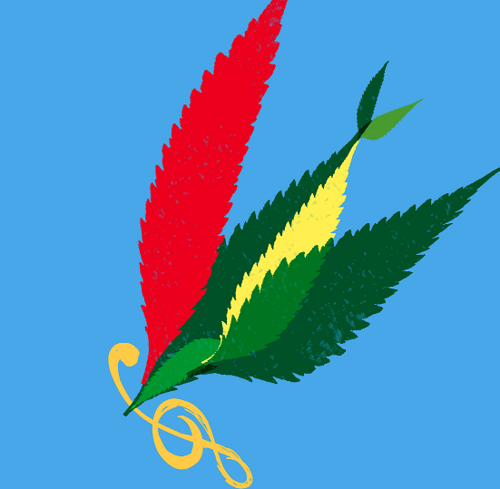 随着身体自由摆动